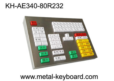 80 Keys Mechanical Keyboard With Metal Panel For Transportation Area