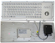 産業制御キオスクのための 38 トラックボールが付いている険しい金属のコンピュータのキーボード