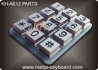 産業12のキーのカスタマイズ可能なキーパッドは金属ボタンが付いているケイ素の膜を分けます