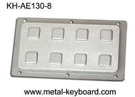 IP65 8キーの産業背面パネル台紙数キーパッドのステンレス鋼