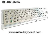 70のキーのトラックボール/ステンレス鋼のキオスクのキーボードが付いている産業金属のコンピュータのキーボード