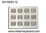 3 つ x 4 つのマトリックス 12 のキーの険しいステンレス鋼の数字産業キーパッド