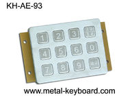 3x4 マトリックスの破壊者の証拠のキーパッドのステンレス鋼の金属のキーパッド 12 ボタン