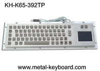 USBポートのタッチパッドが付いている産業金属塵の証拠のパネルの台紙のキーボード