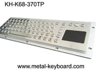 ステンレス鋼のパネルの台紙のタッチパッドが付いている産業 PC のキーボード