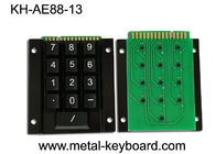 15のキーおよび金属の背面パネル土台が付いている産業金属のキオスクのキーボード