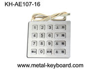 USBは16のキーとステンレス鋼のキオスクの金属のキーパッドをインターフェイスさせます