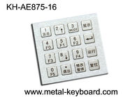 4 x 4ステンレス鋼の16のキーの塵の証拠が付いている産業金属のキオスクのキーボード