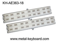 ドアのアクセス システムのためのカスタマイズされた 18 のキーのステンレス鋼のキーボード