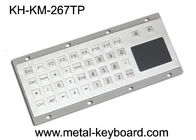 タッチ パッドが付いている産業金属のパネルの台紙のキーボード、高耐久化されたキーボード