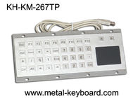 タッチパッドのマウスが付いている注文鉱山の破壊者の証拠の金属のパネルの台紙のキーボード