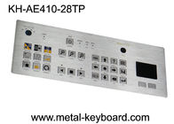 タッチパッド28のキーの産業金属のキーボードの平らなマトリックスの正方形ボタン