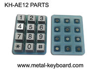 産業12のキーのカスタマイズ可能なキーパッドは金属ボタンが付いているケイ素の膜を分けます