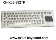 Usb港および70のキーと産業険しい破壊者の証拠のタッチパッドのキーボード