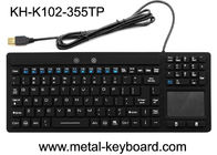 防水USBインターフェイス産業PCのキーボード106はタッチパッドとの騒音を調整しません