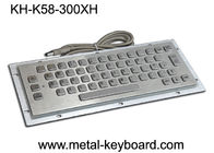 IP65キオスクCNCの切符の自動販売機のために耐久パネルによって取付けられるキーボード58のキー