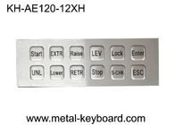 マトリックス インターフェイス12は2X6ステンレス鋼のキーパッドを調整します