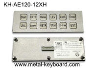 マトリックス インターフェイス12は2X6ステンレス鋼のキーパッドを調整します