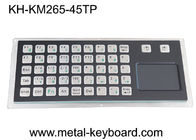 タッチパッドが付いているPS/2 45keys 5VDCのパネルの台紙の金属のキーボード