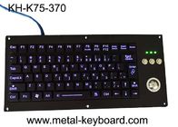 トラックボール マウス75のキーUSBのシリコーンのキーボードIK10