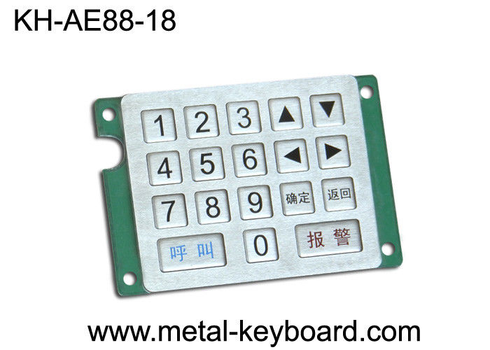険しいステンレス鋼材料が付いているカスタマイズされたキーボードの金属の数字キーパッド