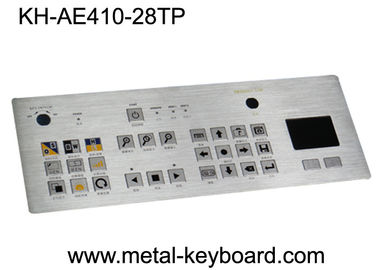 タッチパッド、キーの評価される多彩なイメージが付いている防水SSの産業金属のキーボード
