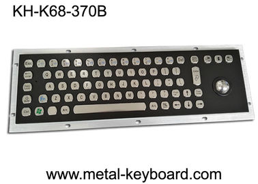 水証拠のトラックボールが付いている険しいステンレス鋼の産業コンピュータのキーボード