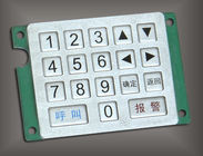 産業エントリー マシンのための 18 のキーの使用を用いる高耐久化された金属のキーボード