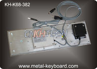 パネルの台紙の金属の防水トラックボールが付いている産業 PC のキーボード