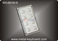 産業制御プラットホームのための8つのキーのステンレス鋼のキーボード数機能キーパッド