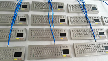 険しいタッチパッドが付いているステンレス鋼のデスクトップの産業機械キーボード