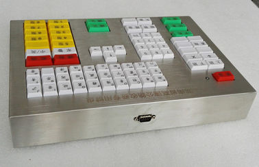交通機関区域のための金属のパネルが付いている80のキーの機械キーボード