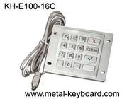 防水金属のキーパッド、PS /2インターフェイス ステンレス鋼のキーパッド16のキー