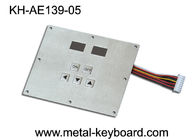産業制御キオスクのための5つのキーの高耐久化された金属の産業キーパッド