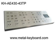 タッチパッドのマウスとの30mA防水ステンレス鋼のキーボード43のキー