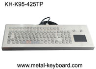 USB/PS2インターフェイス金属のコンピュータのキーボードのステンレス鋼のキオスクのタッチパッドAvilable