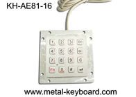 反破壊者の金属のキオスクのキーボード IP65 の 16 主耐候性があるキーパッド