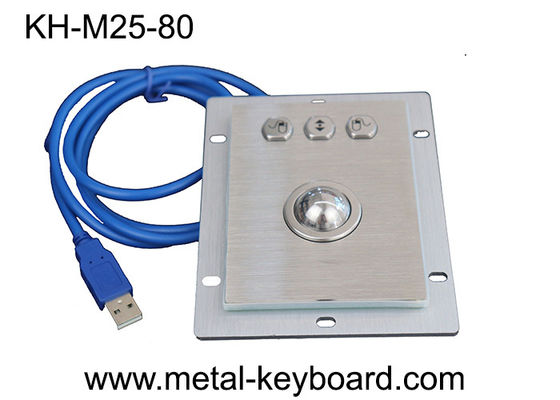 3ボタンIP65によって取付けられる険しい産業コンピュータ マウスのステンレス鋼のライト級選手