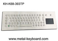 5V DC FCC PS/2のステンレス鋼のキーボード393X133mm