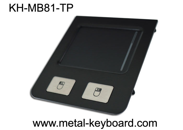 2つのキーの産業ポインティング デバイスのパネルの台紙の黒のステンレス鋼のタッチパッドの耐久財