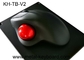 Resin Trackball With Black Metal Mounted Panel , Industrial Computer Mouse